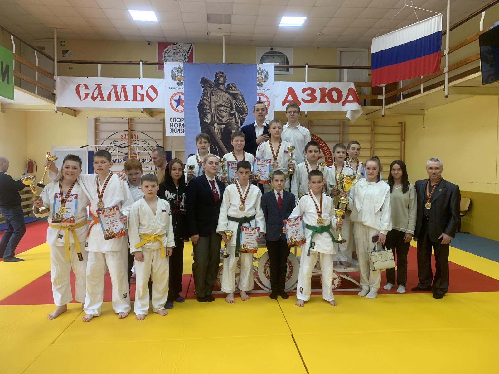 Поздравляем команду  СШОР "Витязь",  победителей лично-командного турнира по дзюдо "Кубок Победы".